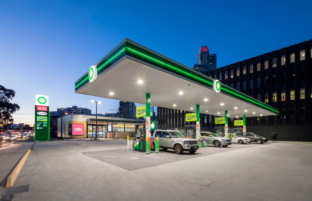 BP South Melbourne (VIC) Petrol Station Lighting